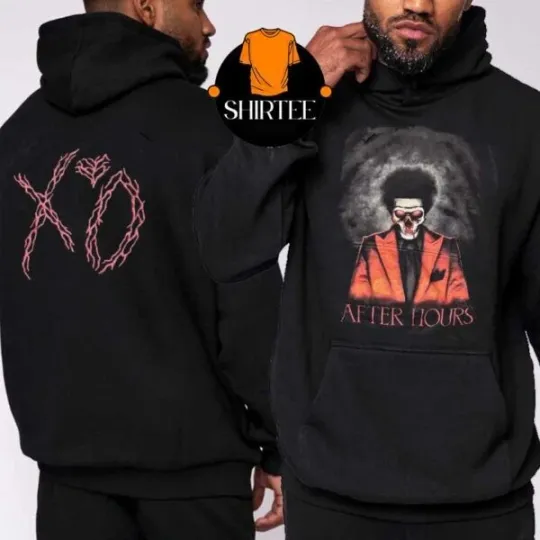 Discover Weeknds 2025 After Hours Til Dawn Tour Rare XO Double-Sided Hoodie All Sizes
