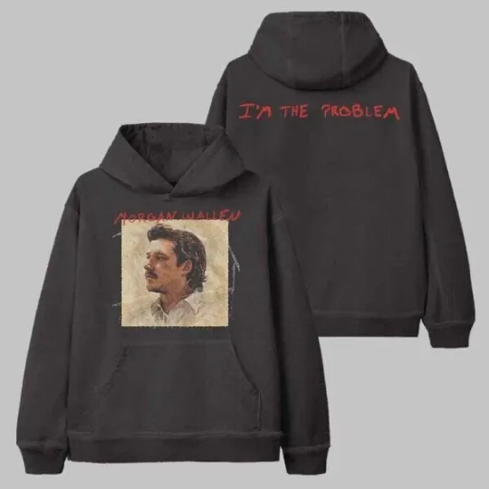 25 Wallen Western I'm The Problem Double Sided Unisex Hoodie