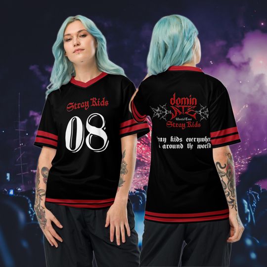 Straykids Fan Merch Concert Outfit Y2k Style Football Jersey