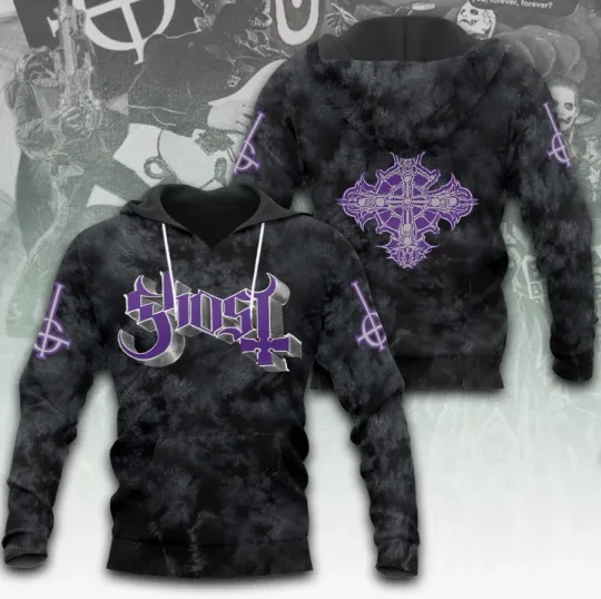Gift For Fan Ghost Band 3D Hoodie
