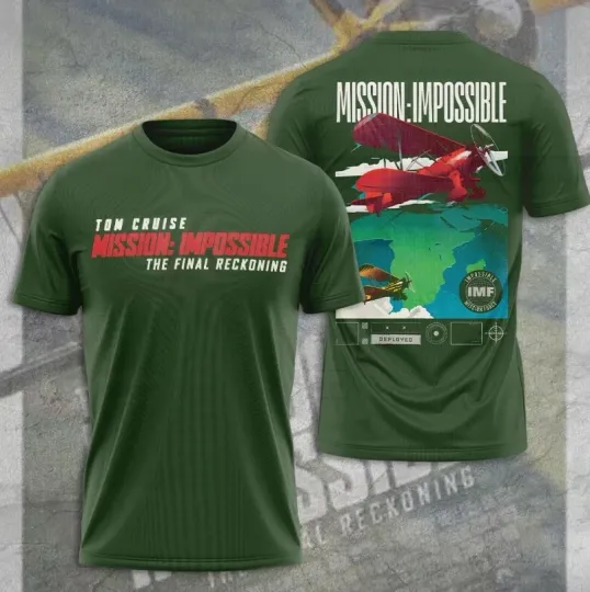 Mission Impossible 2025 The Final Reckoning 3D T-Shirt For Fans
