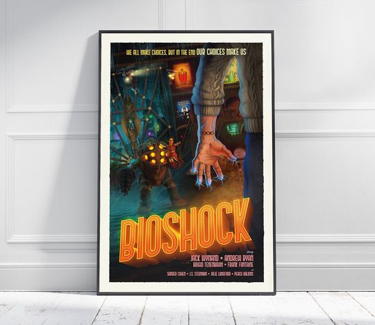 BIOSHOCK 1 Game Poster | Game Art | Horror Game
