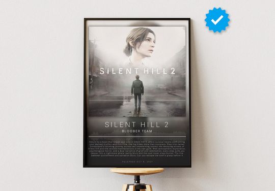 Silent Hill 2 Poster | Gaming Poster | Video Game Prints | Wall Decor Posters | Gaming Gift | Video Game Poster | Gaming Decor