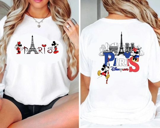 Mickey Paris Shirt | Disneyland Eiffel Tower Tee | Perfect for Disneyland Vacation & France Trip | Mickey And Co Shirt