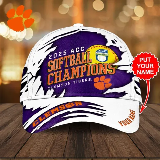 Personalized Clemson Tigers Women’s Softball Classic Cap
