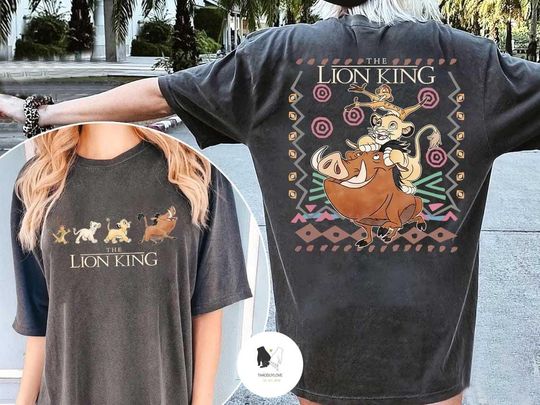Vintage Disney Animal Kingdom Shirt, Lion King Hakuna Matata Tee, Floral Simba Shirt