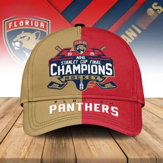 Florida Panthers NHL 2025 Stanley Cup Champions Classic Cap