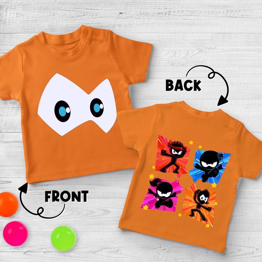 Ninja Kidz Birthday Shirt, Ninja Family Matching Tee, Party Shirt for Kids