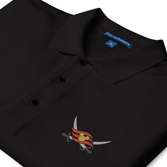 Discover Disney Cruise Line Pirate Night Men's Embroidered Polo Shirt