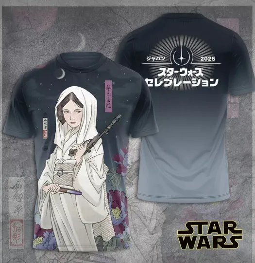 Star Wars 3D T-Shirt Celebration Japan 2025 Art Show Gift For Fans men Women