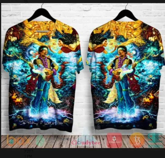 Jimi Hendrix t shirt 3d, new new shirt 3d/ new printed 3d