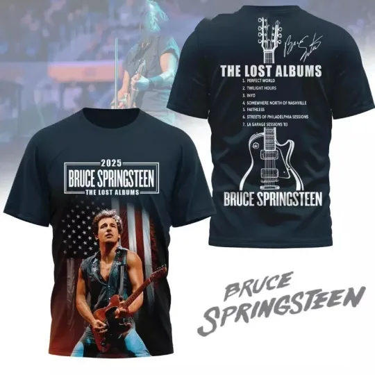 Bruce Springsteen The Lost Albums 2025 AOP 3D T-shirt