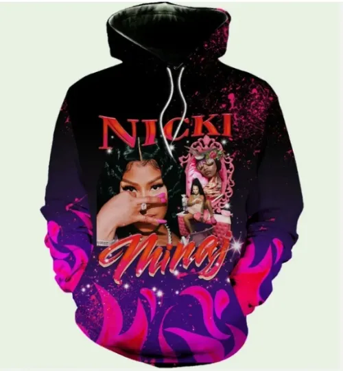 Nicki Minaj 3D All Over Print Hoodie
