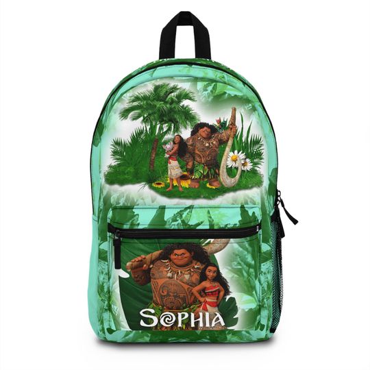 Personalized Moana Kids Backpack - Custom Name