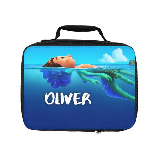Luca Personalized Lunch Bag with Custom Name  Ocean Adventure Design  School Tote for Kids  Gift Idea