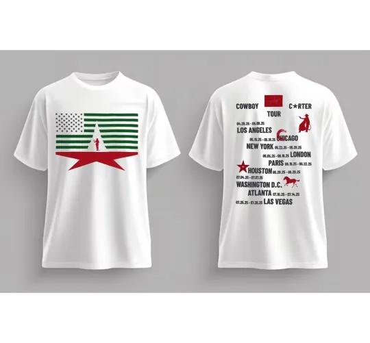 Beyonce Cowboy Carter Tour London T-Shirt - Jun 05 & 16, 2025