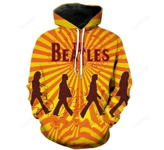 The Beatles  Hoodie 3d - all printed, hot 2025,cute hot
