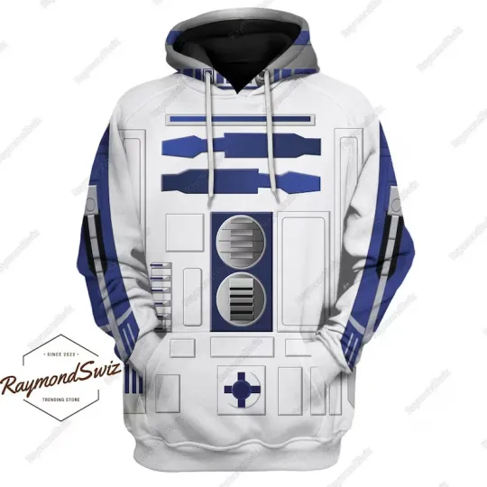 Halloween R2-D2 Robot 3D HOODIE Mother Day Gift All Over Print Best Price