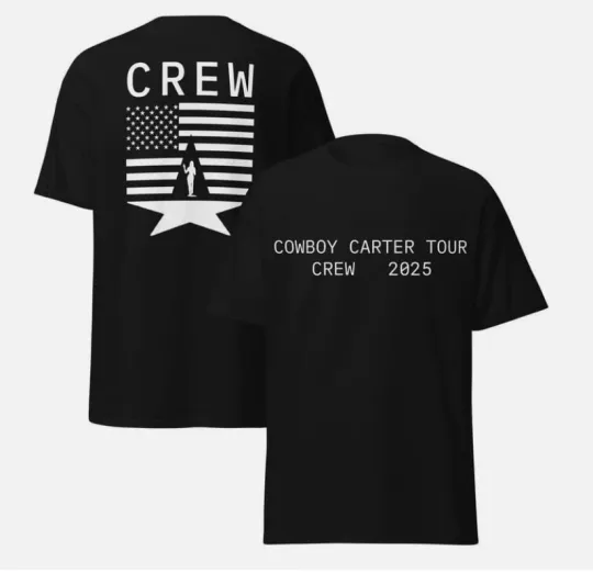 Beyonce Cowboy Carter Tour Crew 2025 Shirt