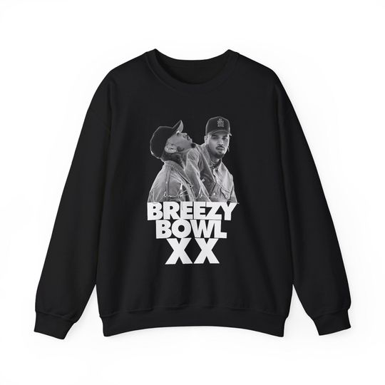 Chris Brown Sweatshirt - Breezy Bowl 20 Tour Shirt - Fan Merch