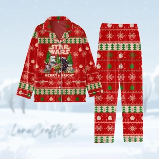 Star Wars Pajamas Christmas, Stormtrooper Pajamas For Party, Disney Movie