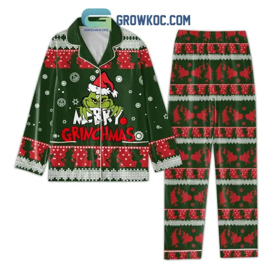 Merry Grin Christmas Pajamas Set