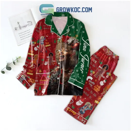 Tina Turner I8217m A Fool For Your Love Merry Christmas Pajamas Set
