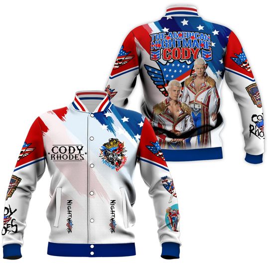 The American Nightmare Cody Wrestling Entertainment Baseball Jacket
