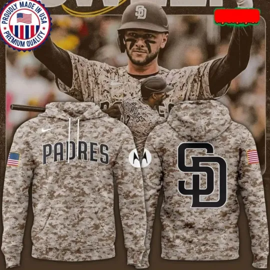 San Diego Good Team CityConn..ect Military 3D All Over Print Hoodie Full Size