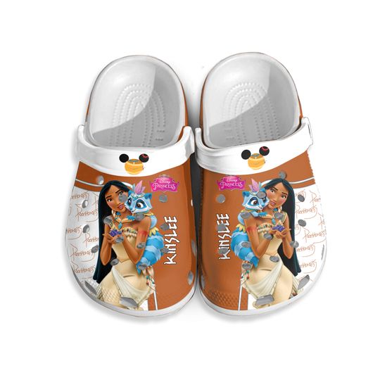 Personalized Princess Pocahontas Clogs Shoes