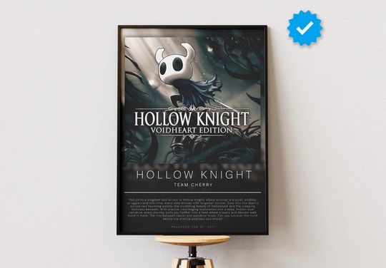 Hollow Knight Poster | Gaming Poster | Video Game Prints | Wall Decor Posters | Gaming Gift | Video Game Poster | Gaming Decor