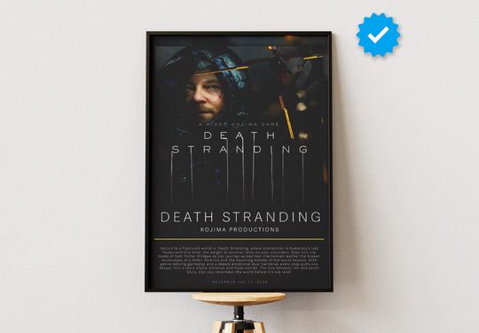 Death Stranding Poster | Gaming Poster | Video Game Prints | Wall Decor Posters | Gaming Gift | Video Game Poster | Gaming Decor