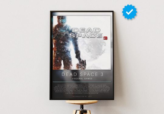 Dead Space 3 Poster | Gaming Poster | Video Game Prints | Wall Decor Posters | Gaming Gift | Video Game Poster | Gaming Decor