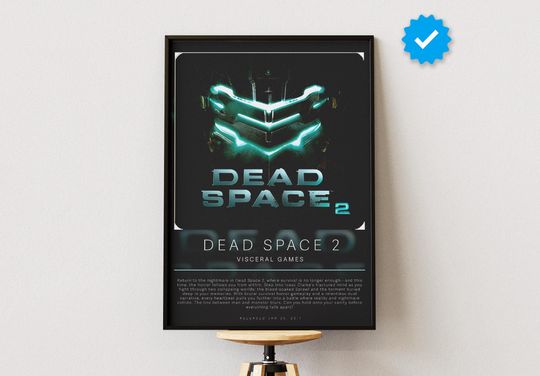 Dead Space 2 Poster | Gaming Poster | Video Game Prints | Wall Decor Posters | Gaming Gift | Video Game Poster | Gaming Decor