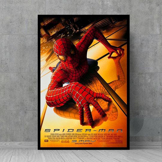 Spider-Man 3 Poster Spider-Man (2002) Movie Poster - Wall Art - Classic Vintage Movie Posters - Retro Wall Decor - Film Fan Collectibles