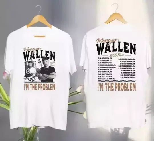 Wallen Western I'm The Problem Tour 2025 T-Shirt