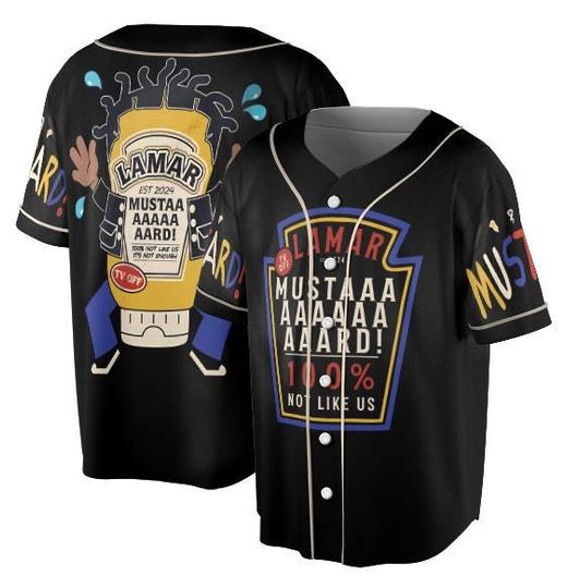 Kendrick Lamar Mustard Baseball Jersey