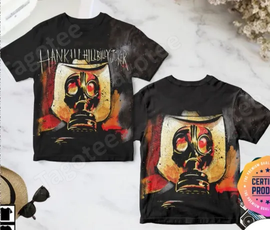 Hank Williams III Hillbilly Joker Album Cover 3D T-Shirt