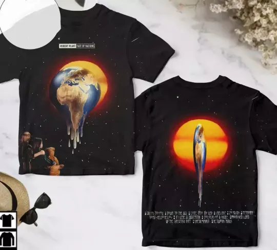 Robert Plant Fate Of Nations Album Cover AOP 3D T-shirt