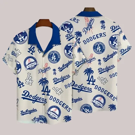 Los Angeles Dodgers Hawaiian Shirt - All Sizes Available