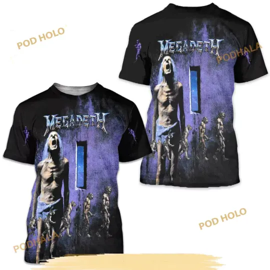 MEGADETH Countdown AOP 3D Shirt