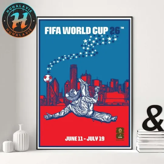 FIFA World Cup 2026 Dallas Host City Poster by Matt Cliff