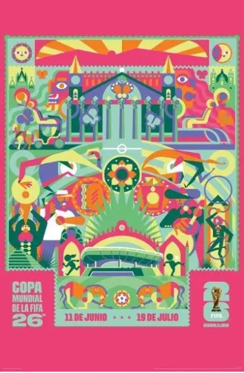 FIFA World Cup 2026 Guadalajara Premium Matte Vertical Poster