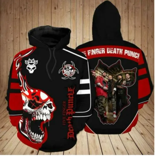 Five Finger Death Punch Hoodie 3d, new hoodie, unisex hoodie 3d 2025