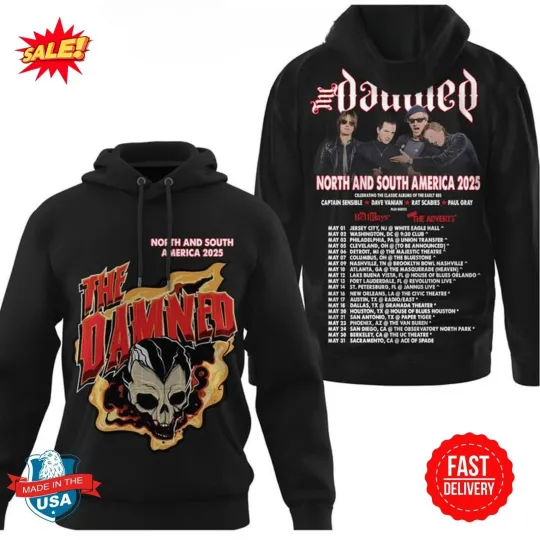 The Damned North And South America 2025 3D Hoodie