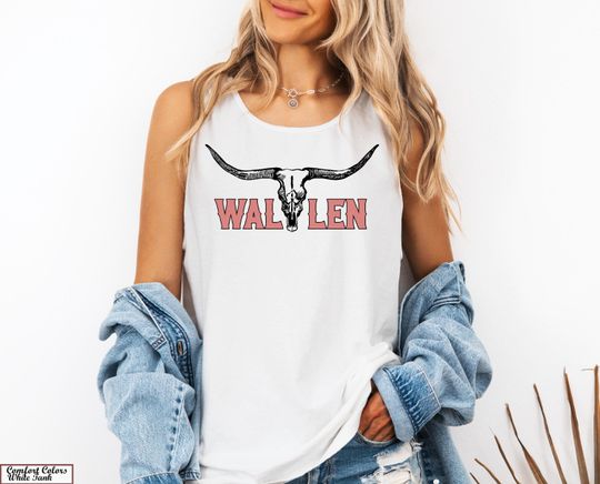 Comfort Colors Wallen Tank Top, Country Music Shirt, Wallen Western Tee, Retro Music Tour Tank