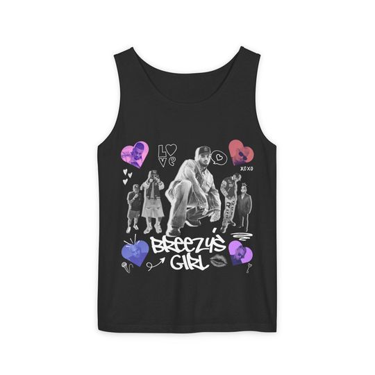 Chris Brown Breezy's Girl Tank Top - Casual Summer Tee for Concerts and Festivals