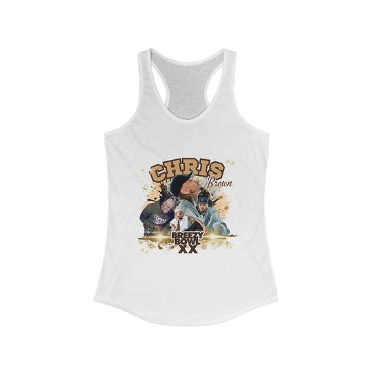 Chris Brown Breezy Bowl XX Women's 90s Bootleg Racerback Tank Top