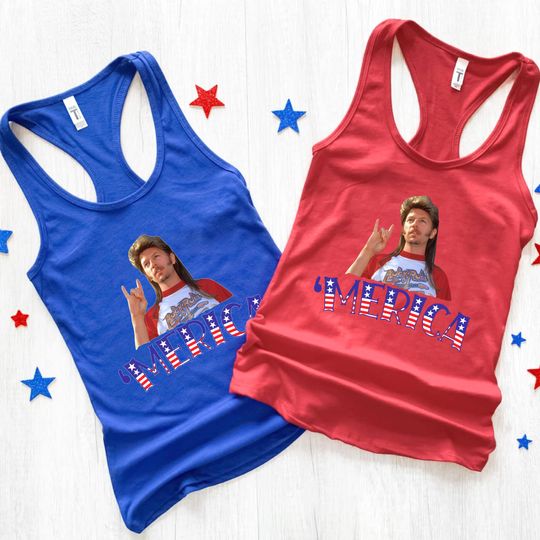Joe Dirt Merica Tank Top - Happy Fourth of July Independence Day Gift