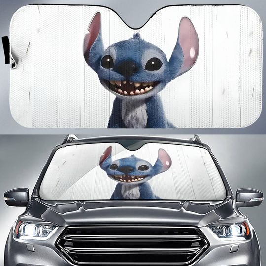 Lilo And Stitch Auto Sun Shade, Stitch 2025 Car Sun Shade, Funny Car Decoration, Disneyland Car Windshield, Stitch Movie Sun Shade For Car